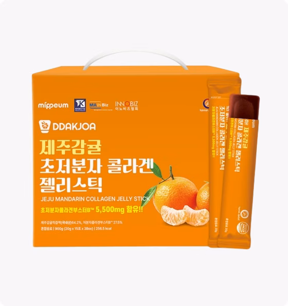 Jeju Citrus Ultra-Low Molecular Collagen Jelly Stick