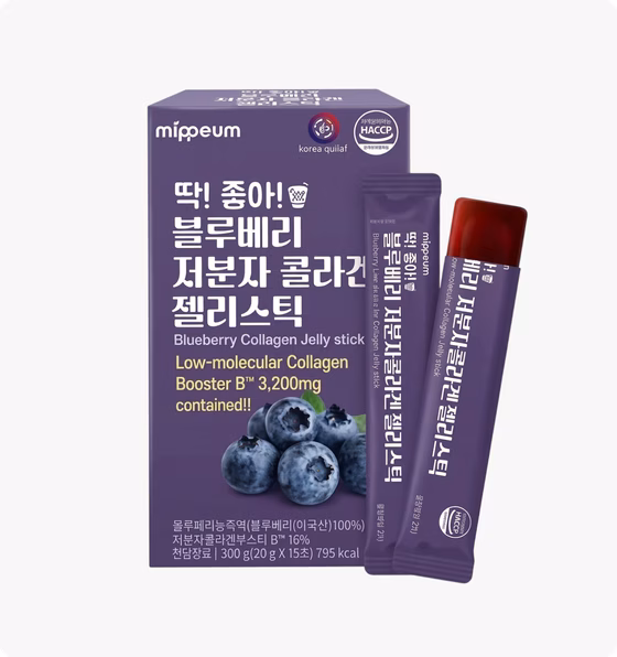 Blueberry Low Molecular Collagen Jelly Stick