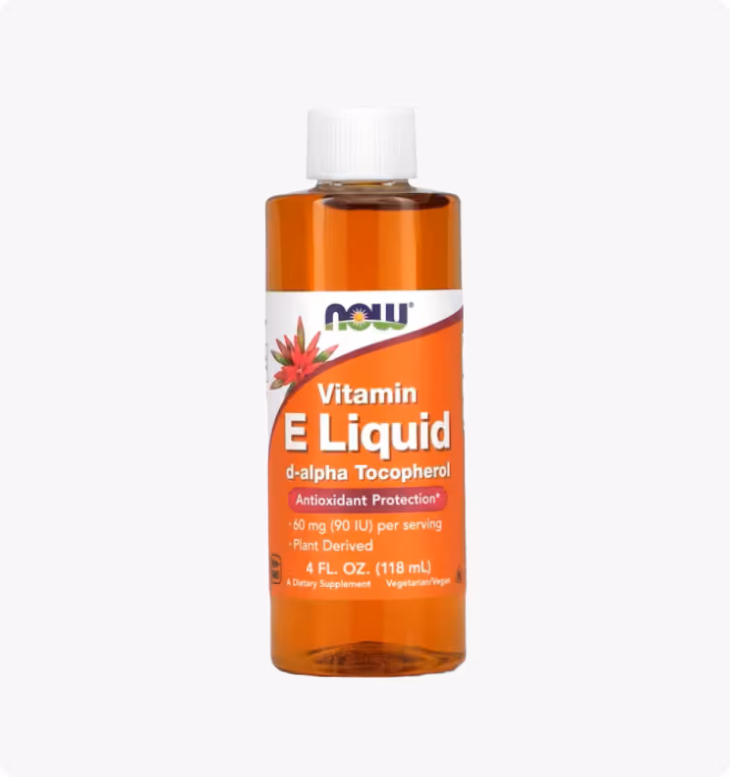 NOW Foods, натуральный витамин E в жидкой форме, 120 мл (4 жидк. унции)