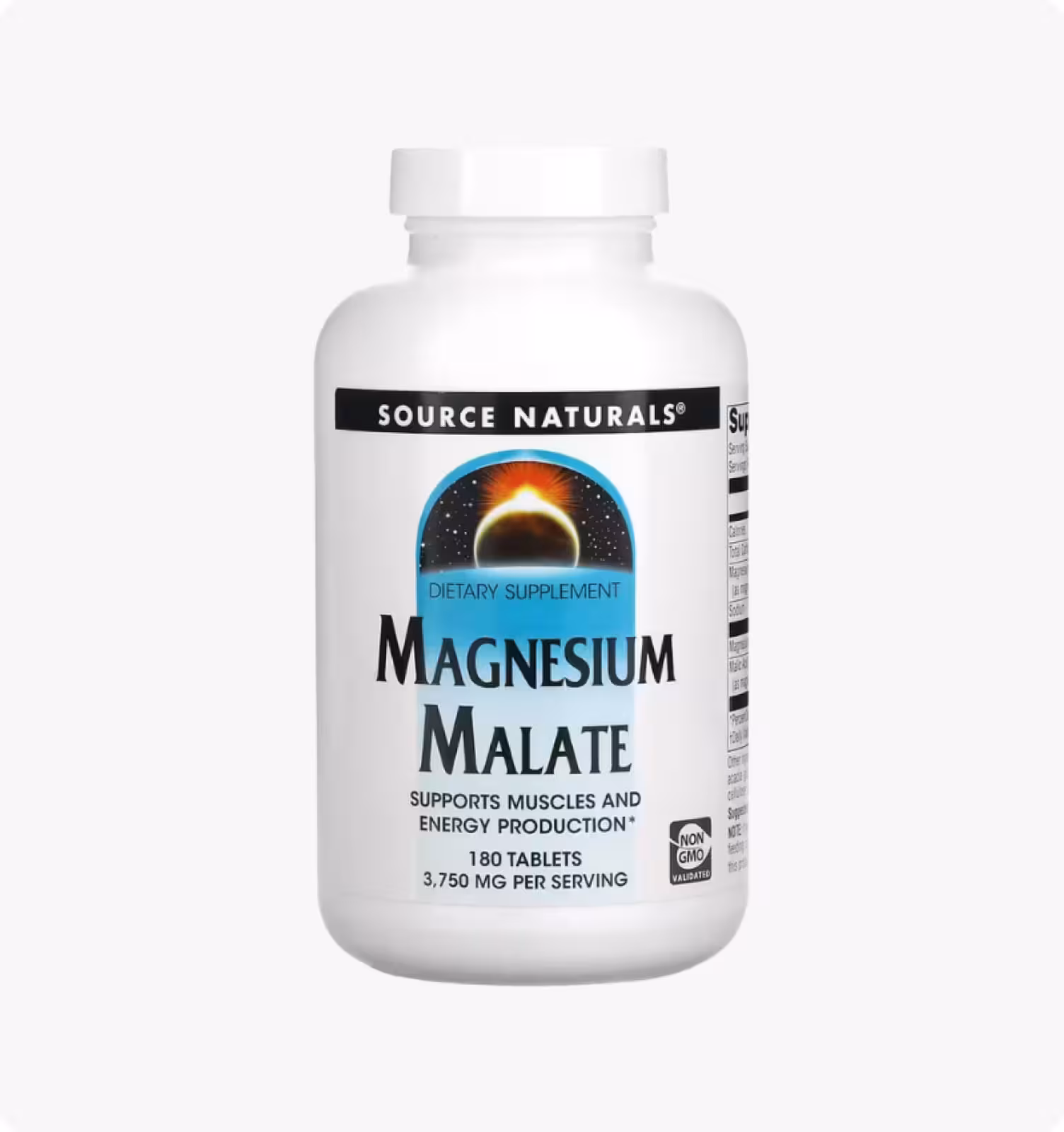 Source Naturals, малат магния, 3750 мг, 180 таблеток