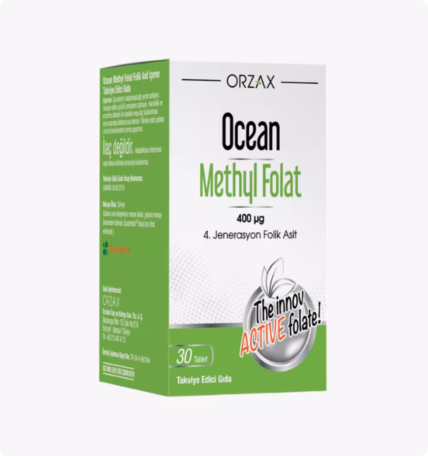 Ocean, Метилфолат, 30 таблеток