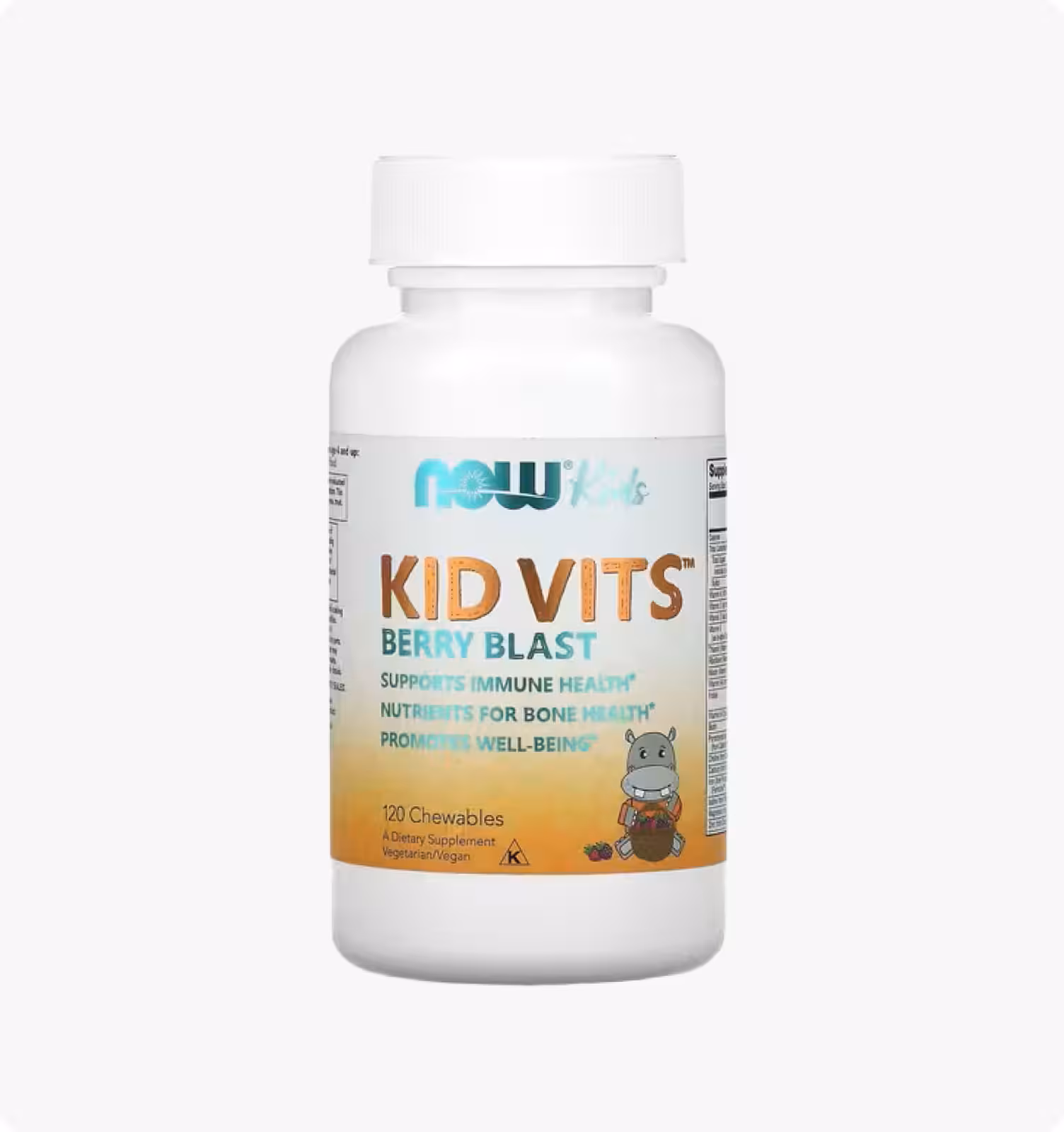 NOW Foods, Kid Vits, ягодный взрыв, 120 жевательных таблеток