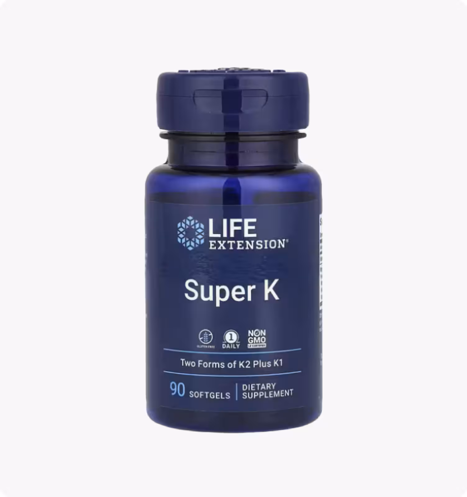Life Extension, Продукт «Super K», 90 мягких желатиновых капсул