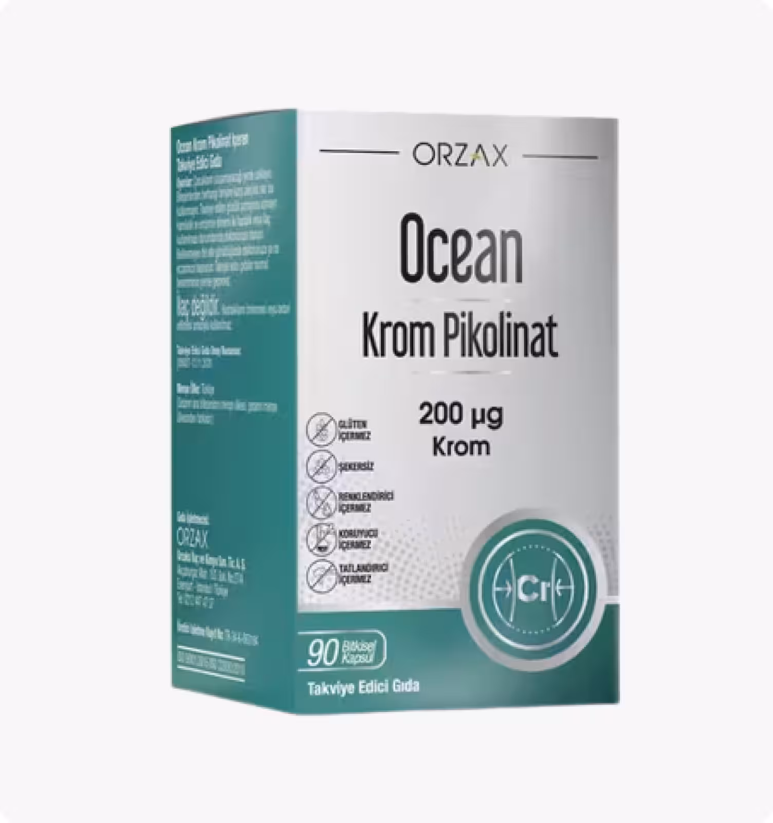 Ocean, Пиколинат хрома, 200 мкг, 90 капсул
