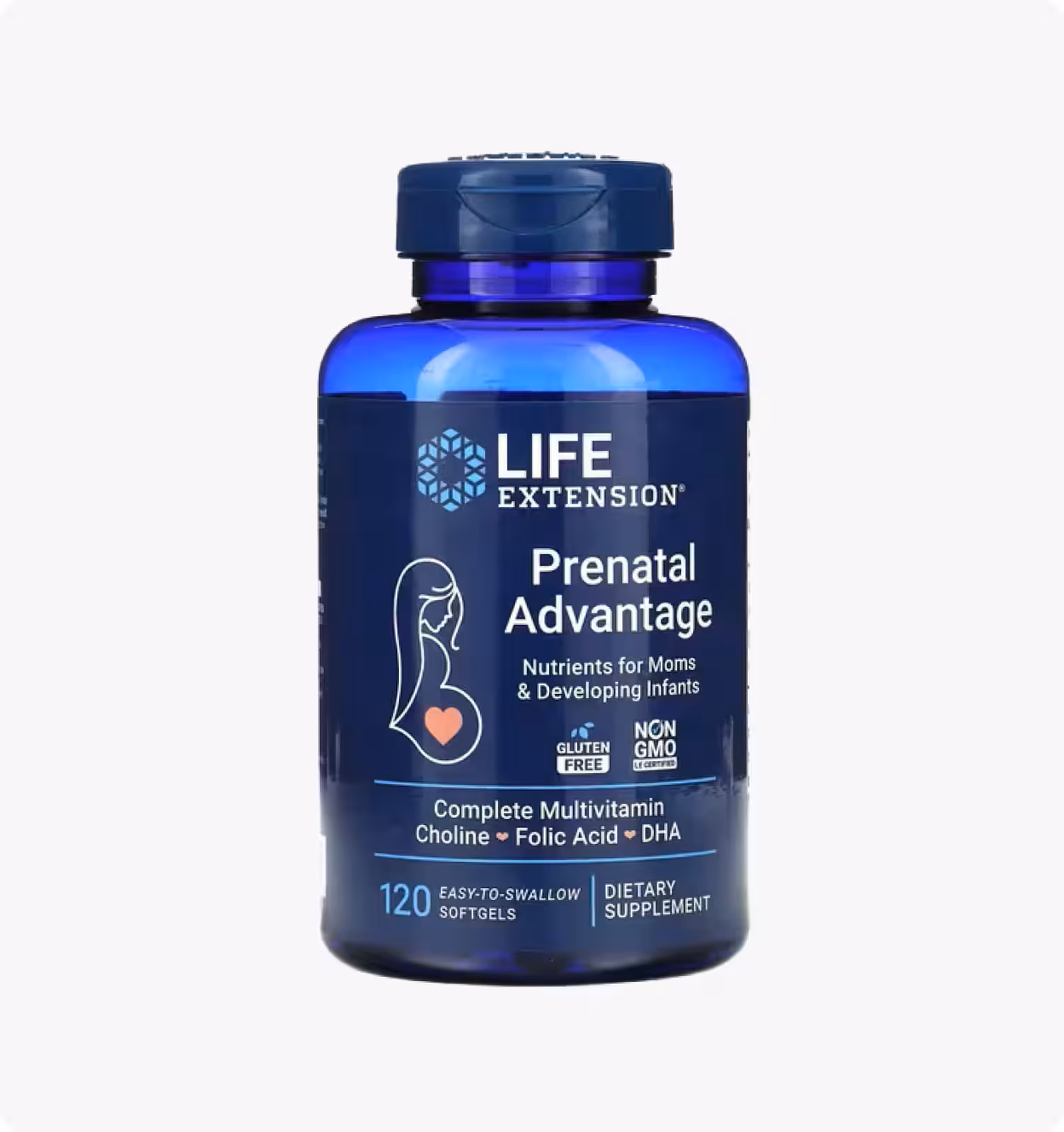 Life Extension, Prenatal Advantage, 120 легко проглатываемых капсул