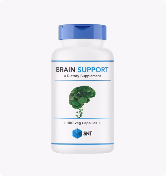 Brain Support для улучшения памяти, концентрации внимания, мозгового кровообращения