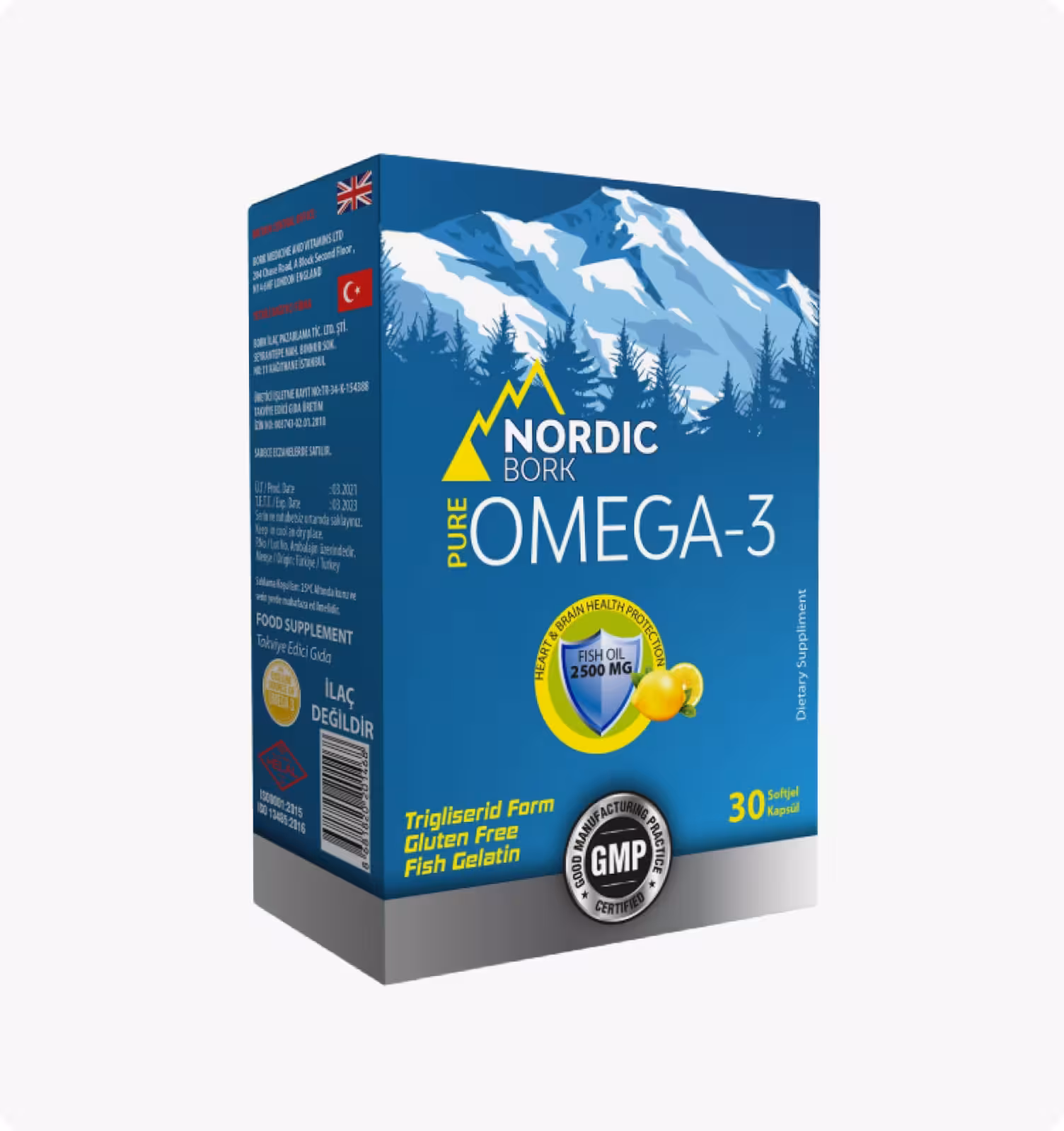 NORDIC BORK OMEGA-3, 30 капсул