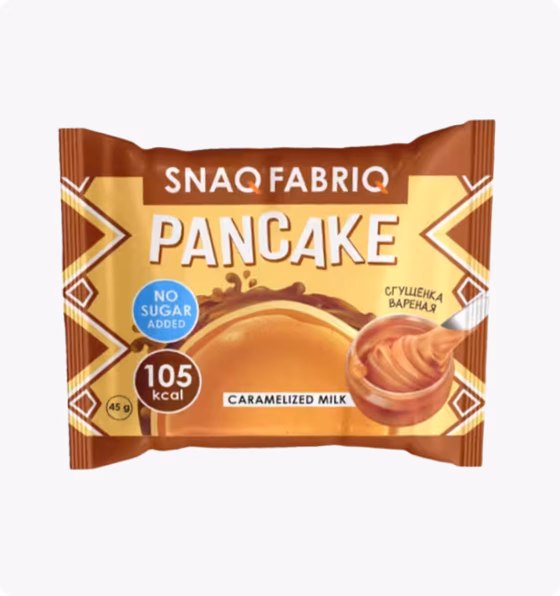 SNAQ FABRIQ, Панкейк "Сгущёнка вареная", 45г
