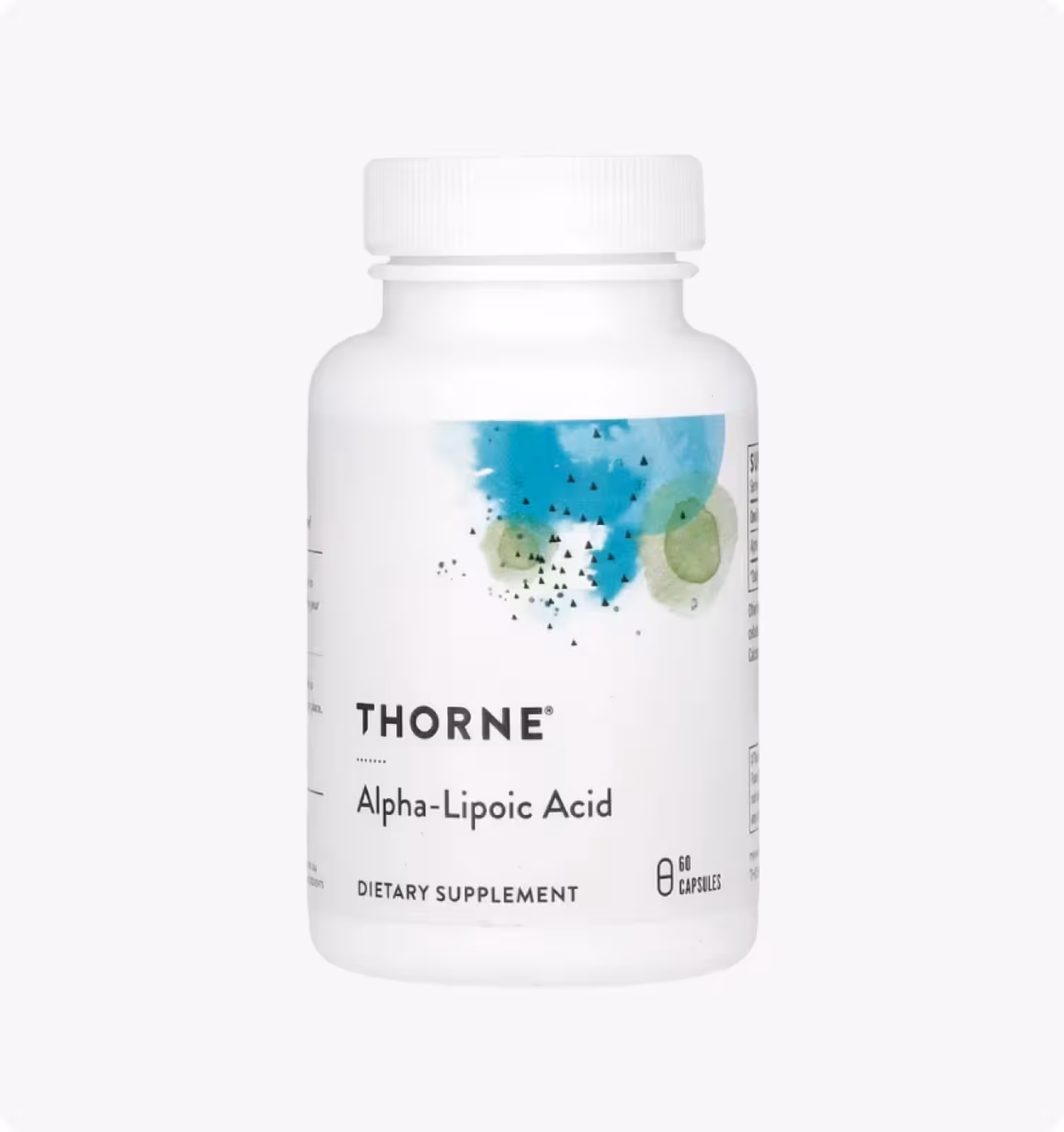 Thorne, альфа-липоевая кислота, 60 капсул
