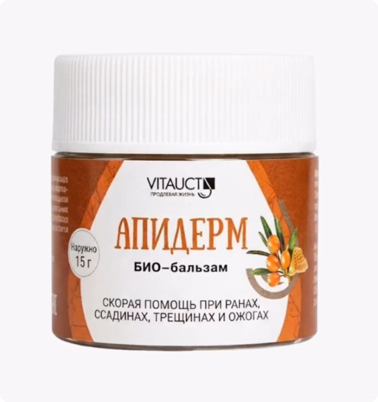 VITAUCT, Апидерм БИО-бальзам, 15 г