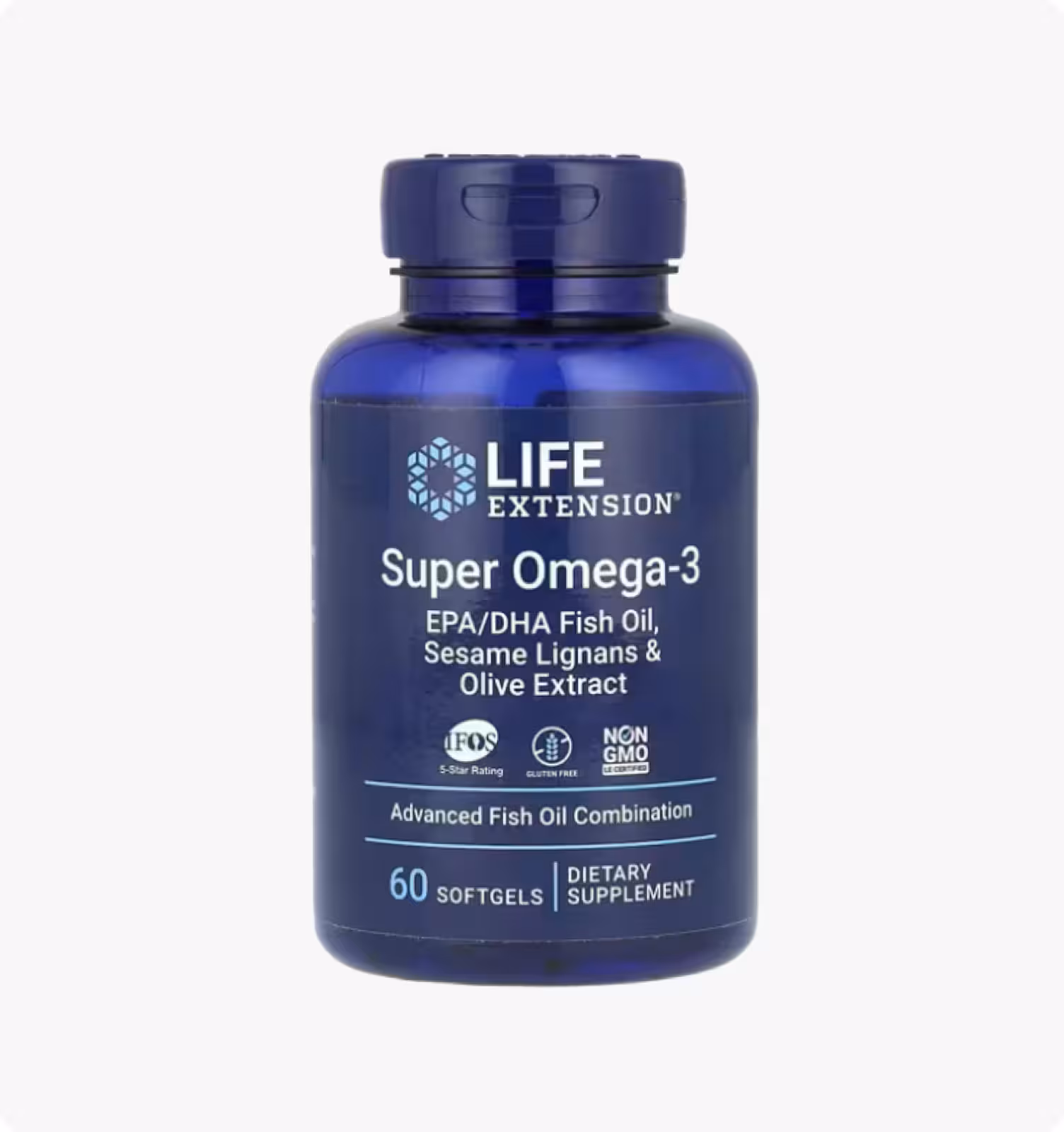 Life Extension, супер омега-3, 60 мягких таблеток