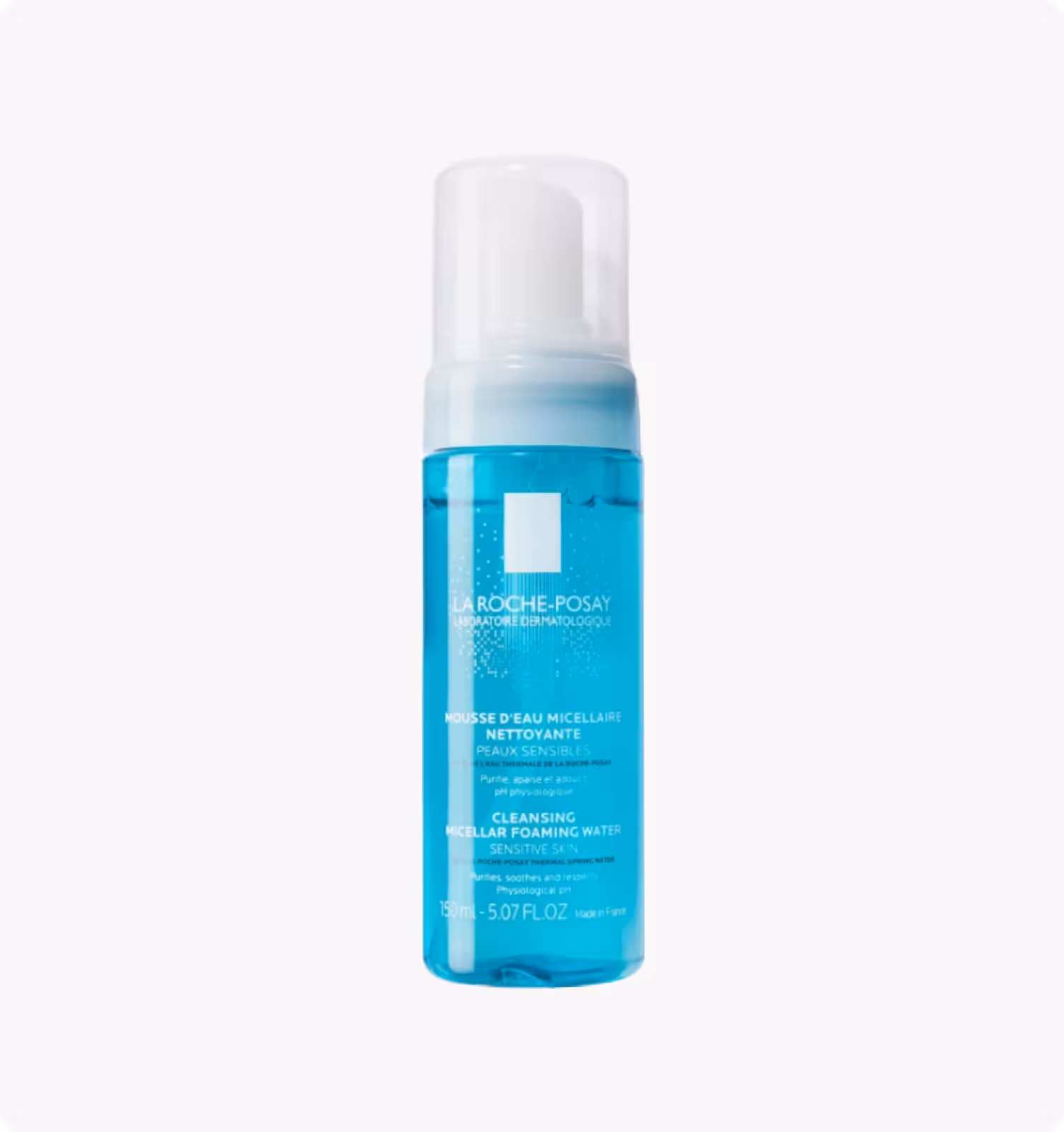 LA ROCHE-POSAY, Мицеллярная очищающая пенка для чувствительной кожи, 150 мл