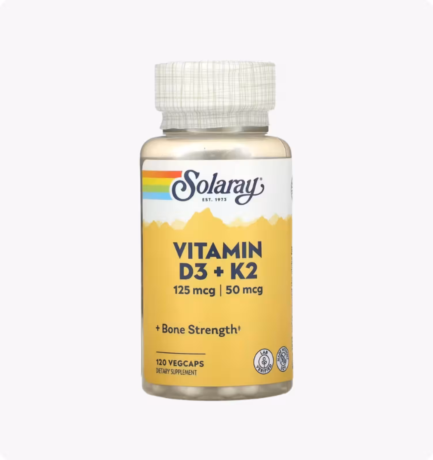 Витамины D3 и K2, без сои