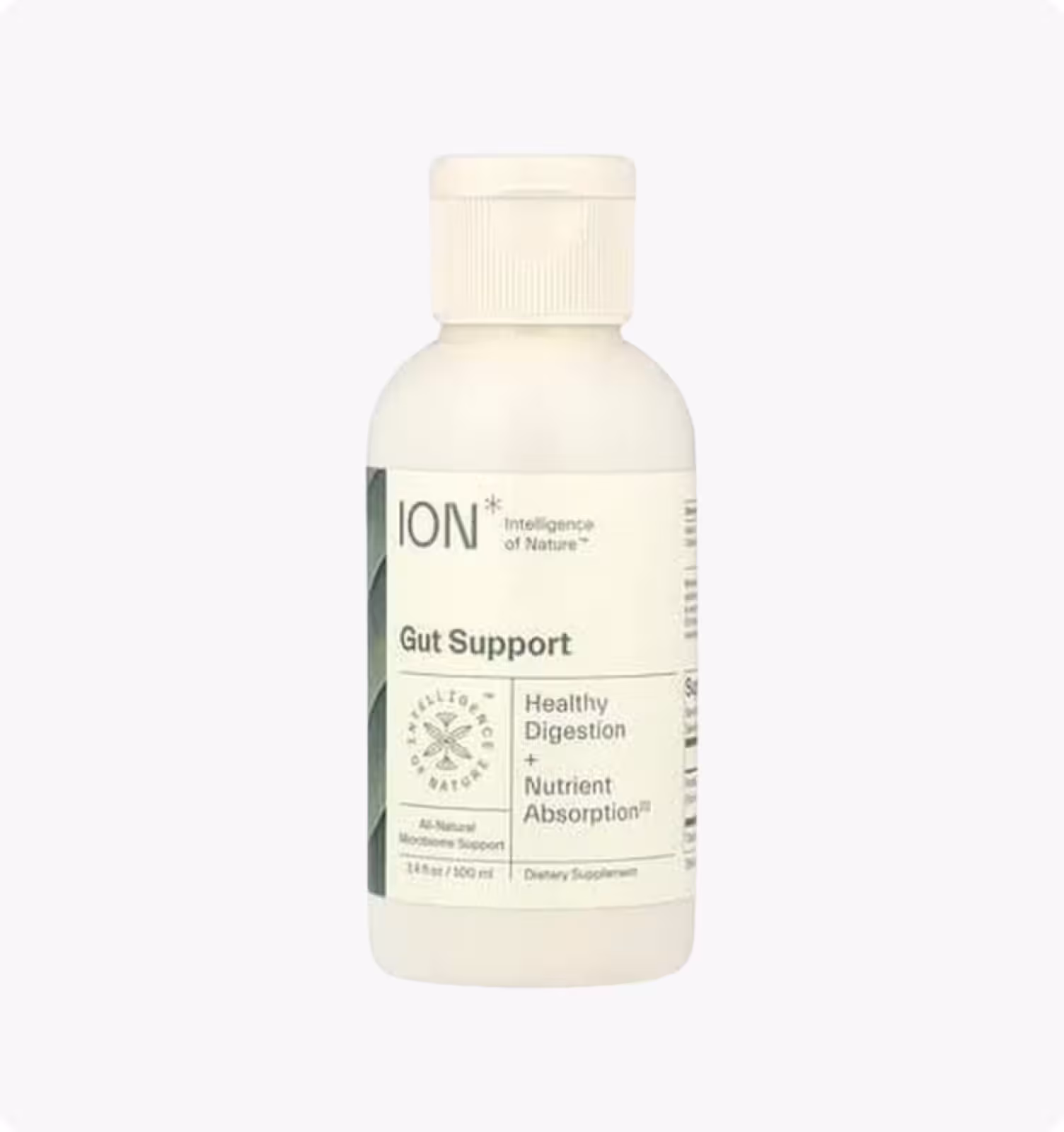 ION Intelligence of Nature, Поддержка кишечника, 5 мг, 100 мл (3,4 жидк. Унции)