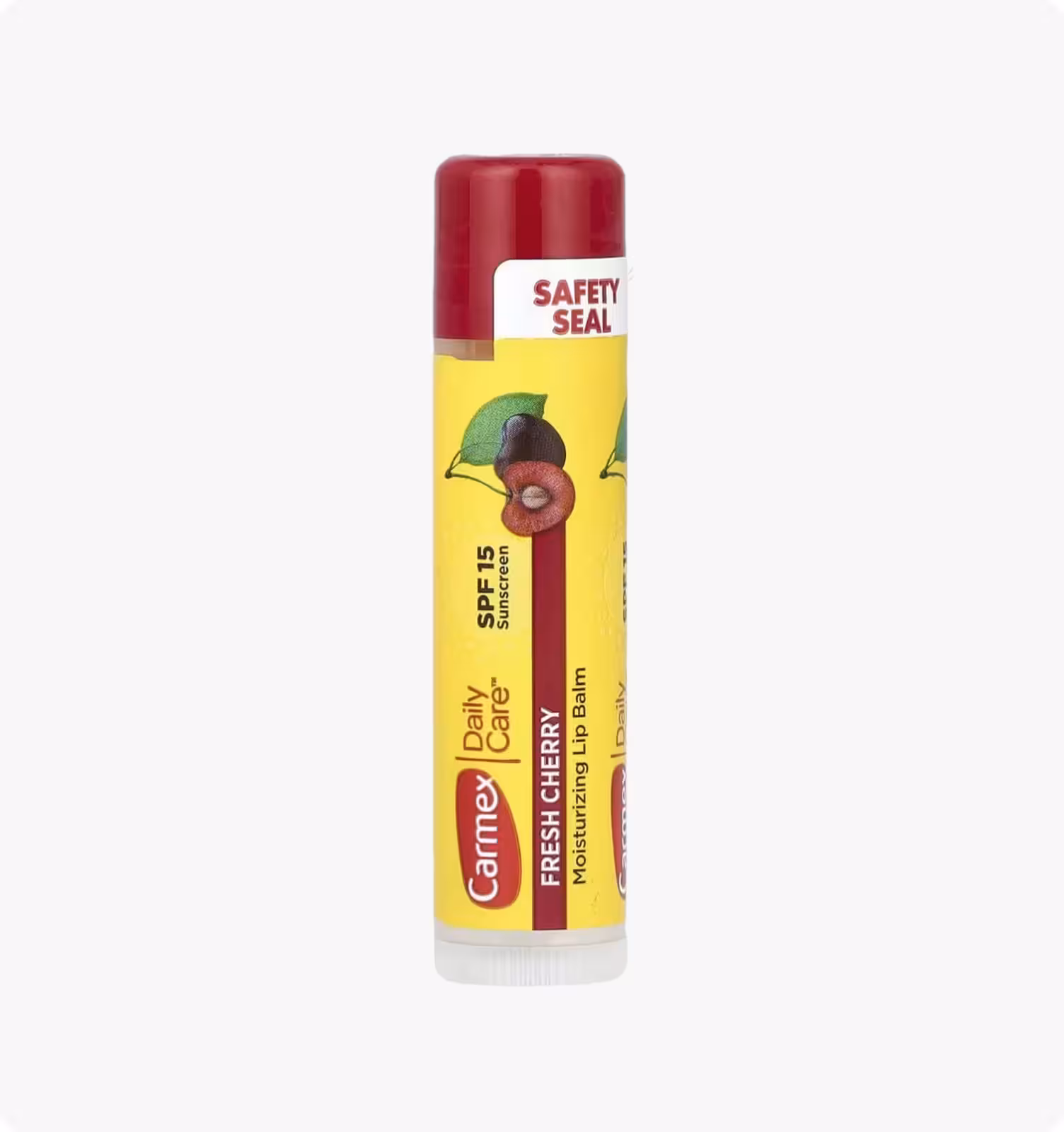 Carmex, Daily Care, увлажняющий бальзам для губ, свежая вишня, SPF 15, 4,25 г