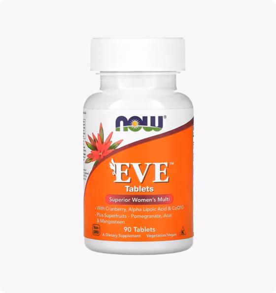 Now Foods, Ева, улучшенные женские мультивитамины, 90 таблеток
