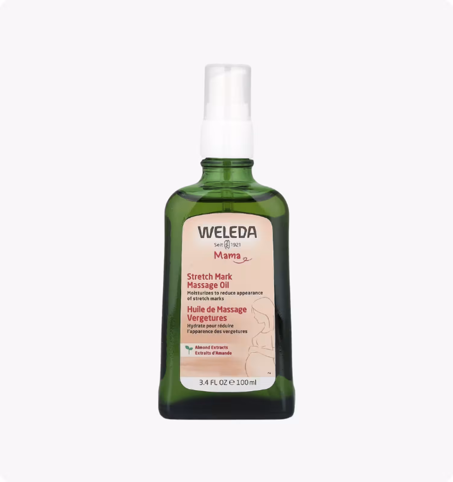 Weleda, Масло для профилактики растяжек, 100мл