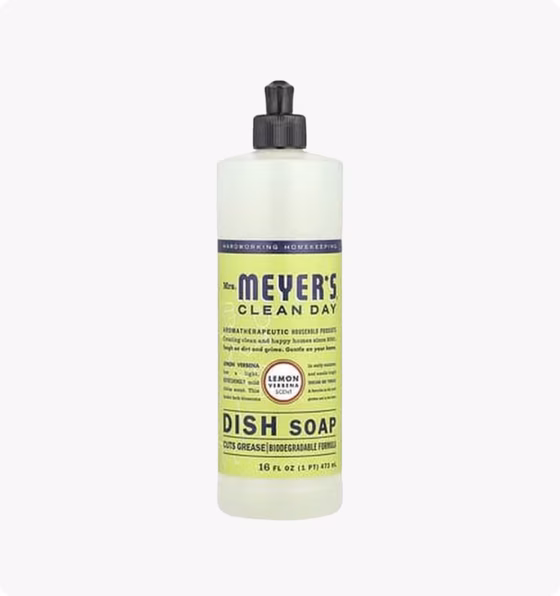 Mrs. Meyers Clean Day, средство для мытья посуды, лимонная вербена, 473 мл (16 жидк. унций)