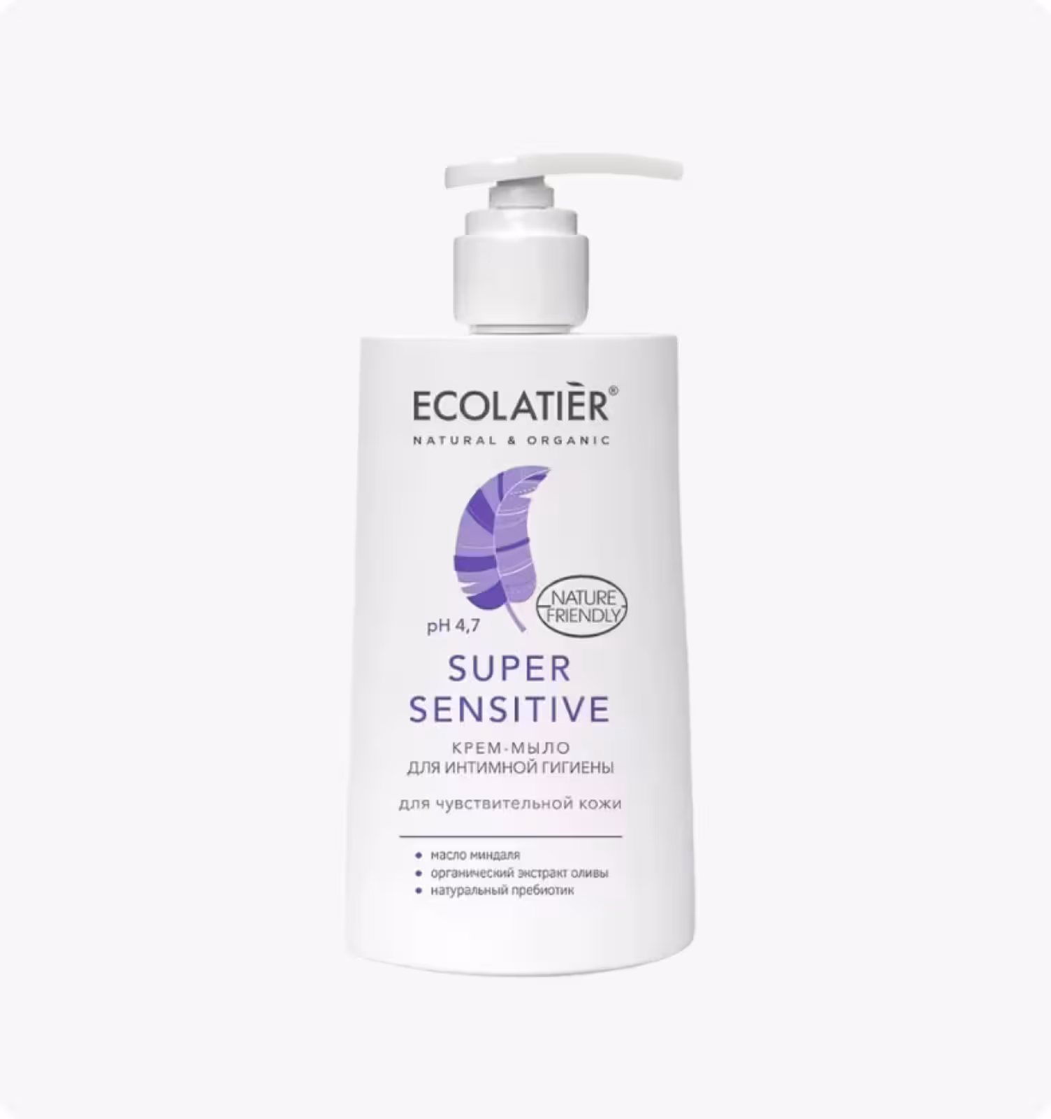 Ecolatier, Крем-Мыло Для Интимной Гигиены Super Sensitive, 250 Мл