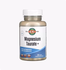 KAL, Таурат магния+, 400 мг, 90 таблеток