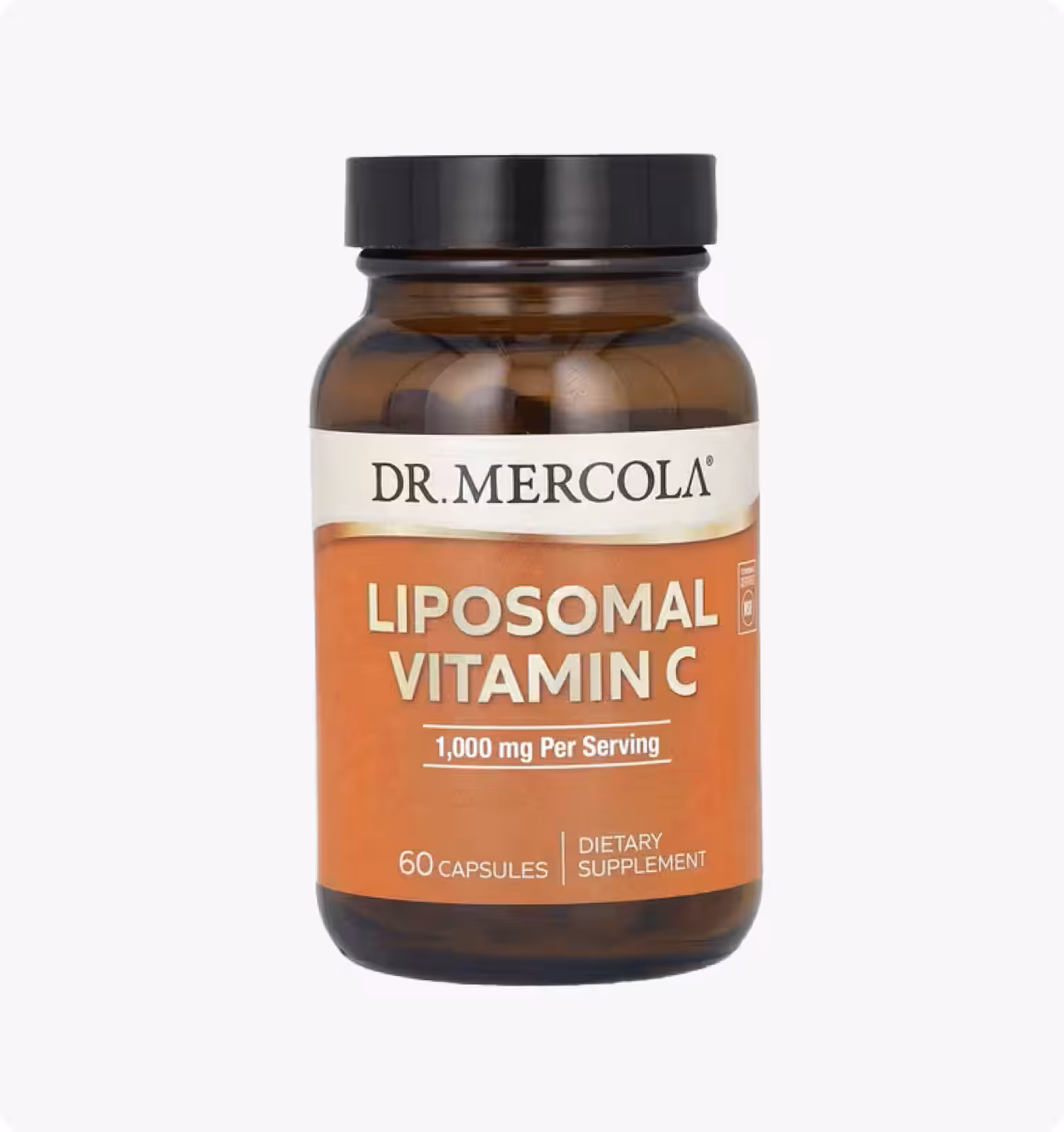 Dr. Mercola, Липосомальный витамин С 1000 мг, 60 капсул