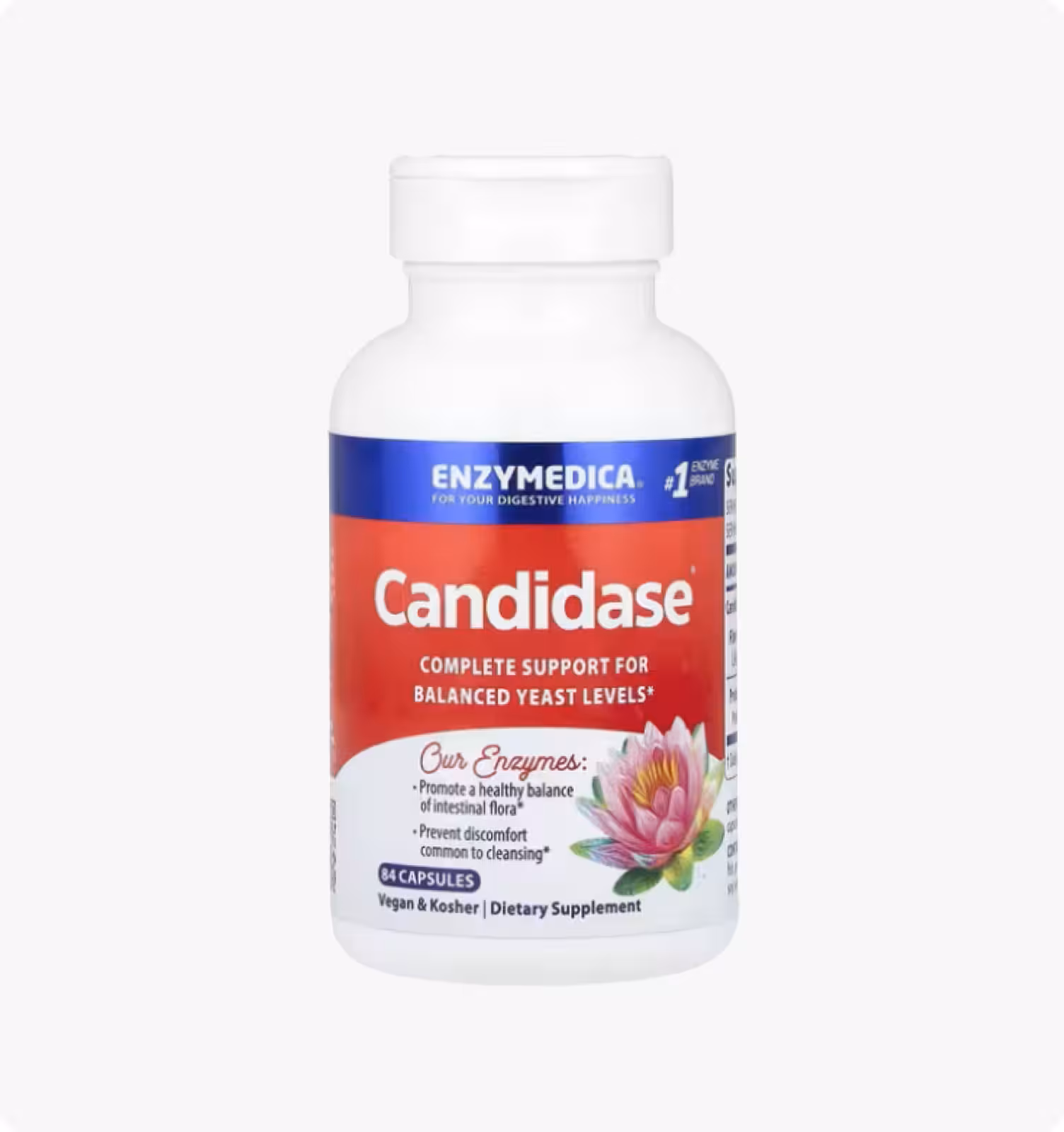 Enzymedica, Candidase, 84 капсулы