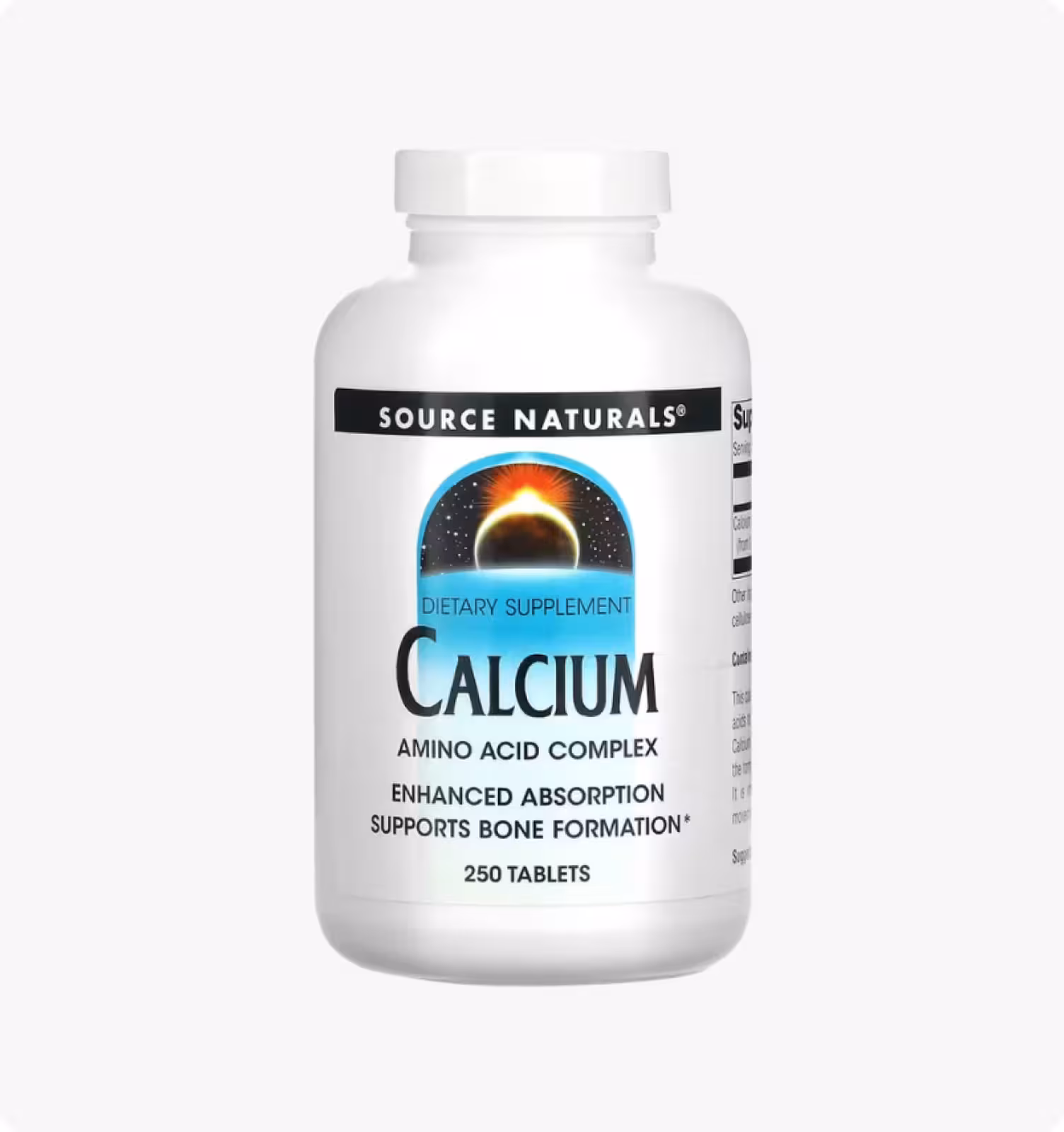 Source Naturals, Кальций, 250 таблеток