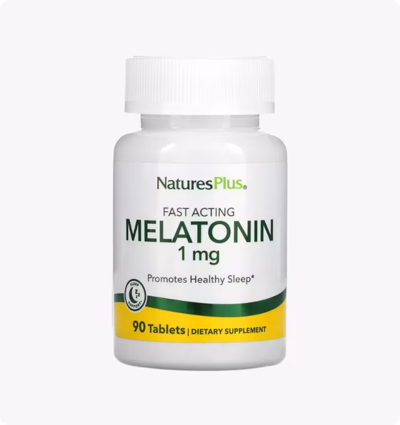 Nature's Plus, Мелатонин быстрого действия, 1 мг, 90 таблеток