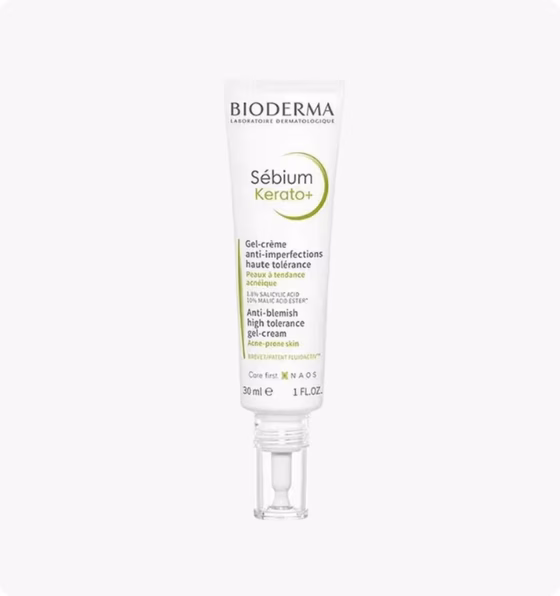BIODERMA, Sebium Kerato+, Гель-крем, 30мл
