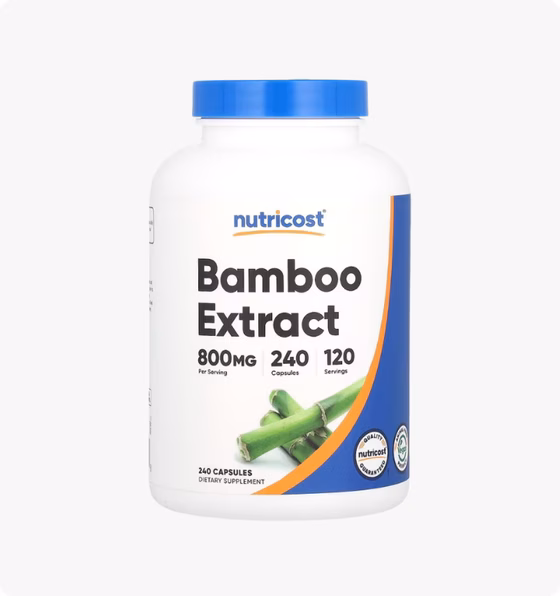 Nutricost, Экстракт бамбука, 240 капсул (400 мг на капсулу)