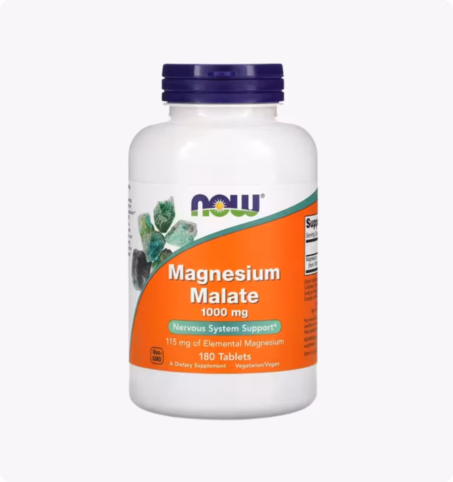 Now Foods, малат магния 1000 мг, 180 таблеток