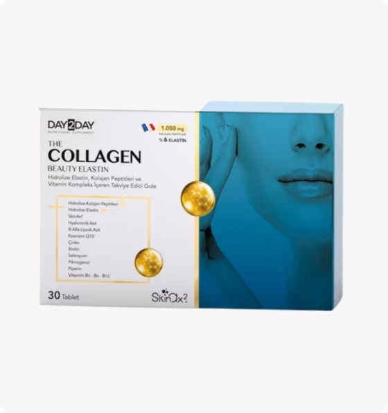 Day2Day Таблетки с коллагеном и эластином,1000мг,  30 шт
