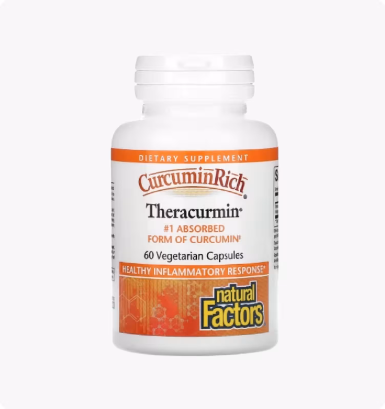 Natural Factors  двойная сила Theracurmin 30 капсул