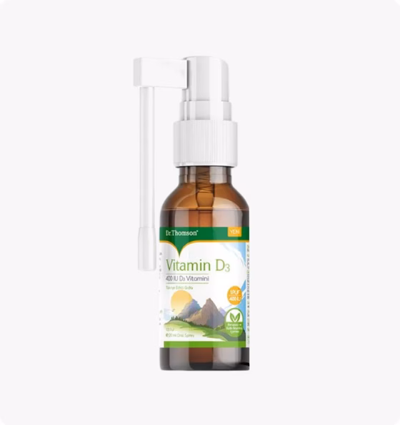 Dr. Thomson, D3 400МЕ в форме спрея, 20 мл
