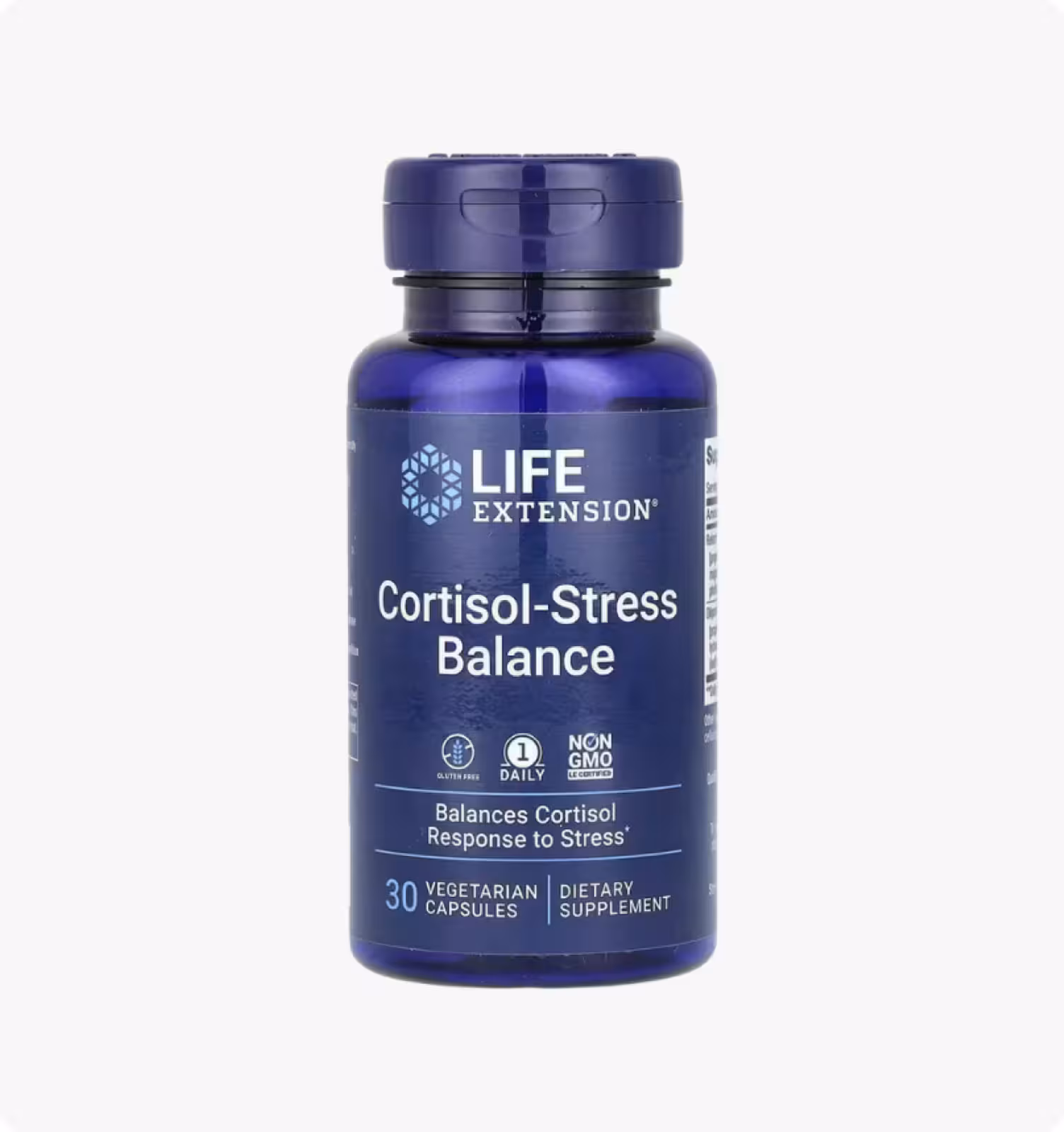 Life Extension, Кортизол-стрессовый баланс, 30 вегетарианских капсул