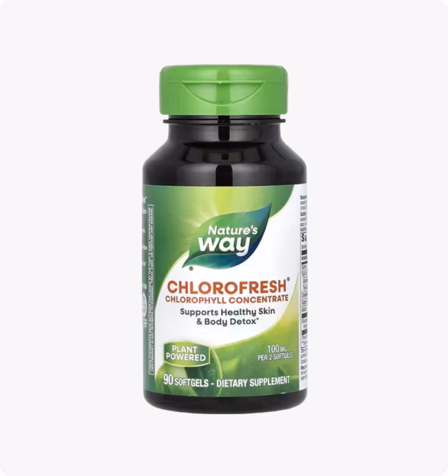 Nature's Way, Chlorofresh, концентрированный хлорофилл, 90 мягких таблеток