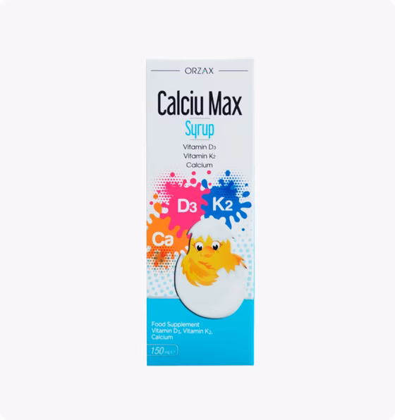 Orzax Calciu Max ,Сироп кальция150 мл