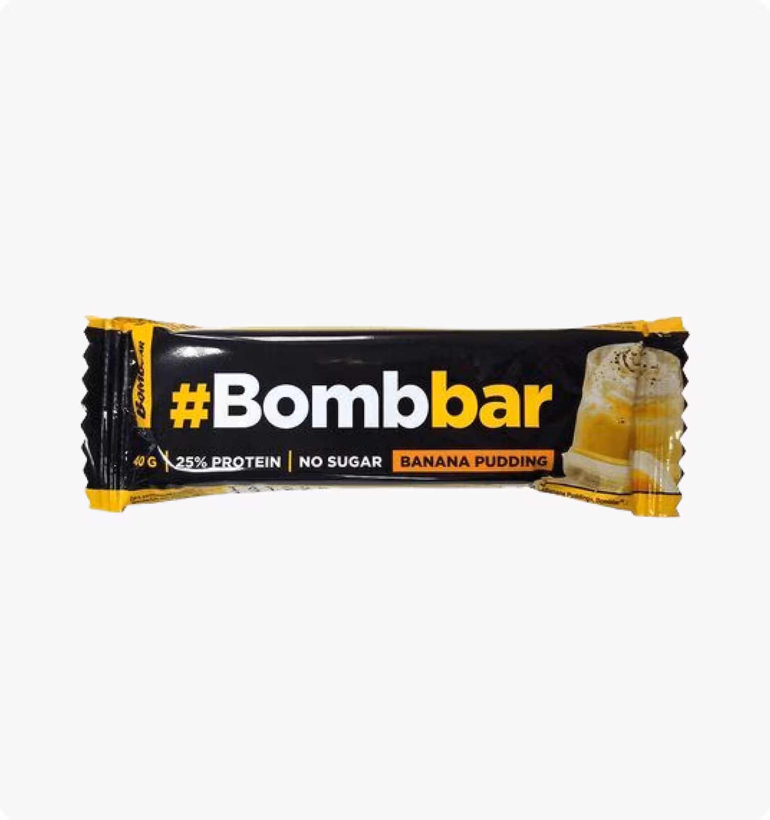 BOMBBAR, Батончик глазированный, "Банановый пудинг", 40 гр.