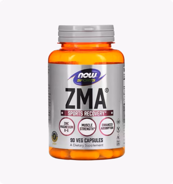 NOW Foods, Sports, ZMA, восстановление после физической активности, 90 капсул