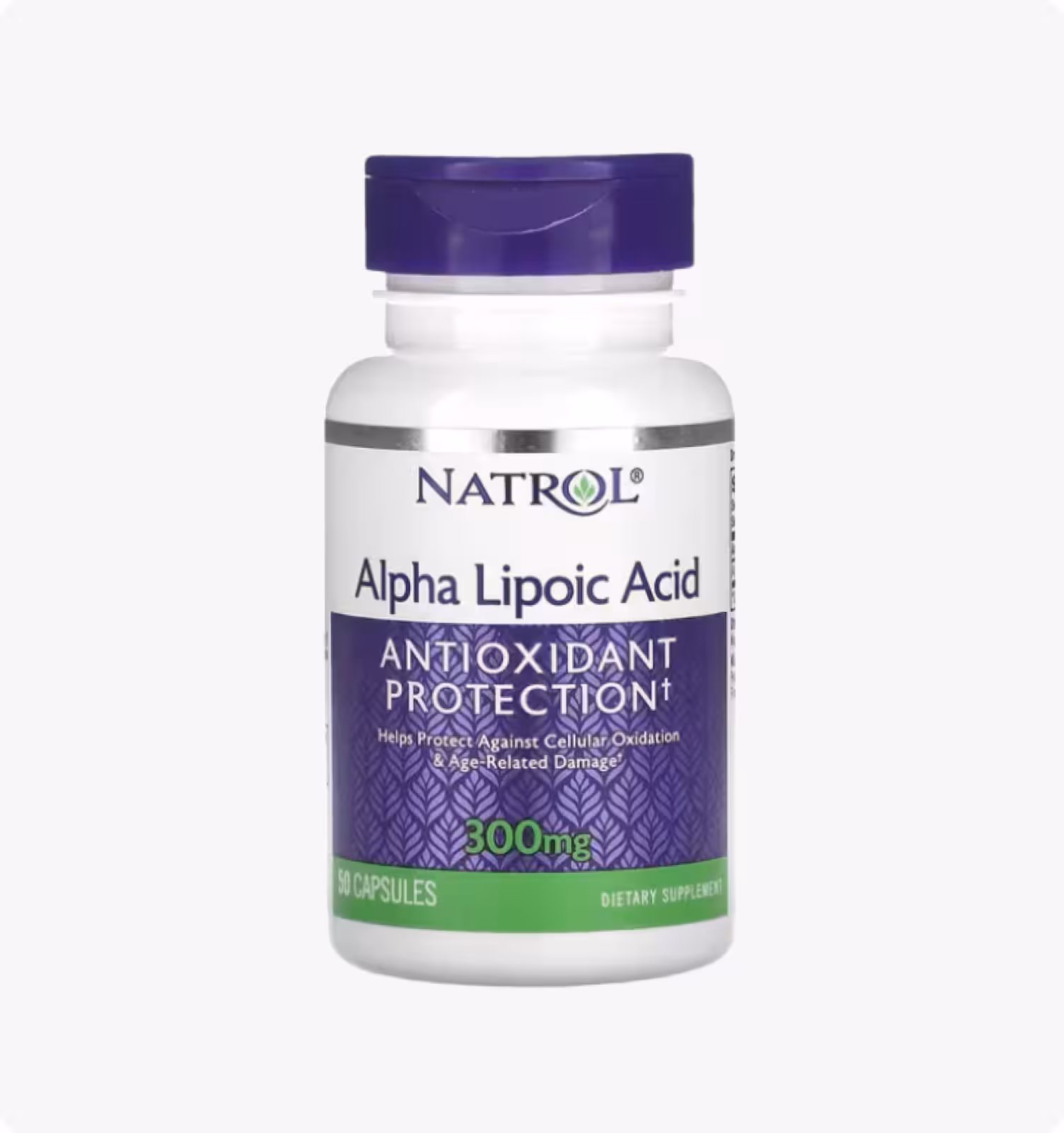 Natrol, альфа-липоевая кислота, 300 мг, 50 капсул