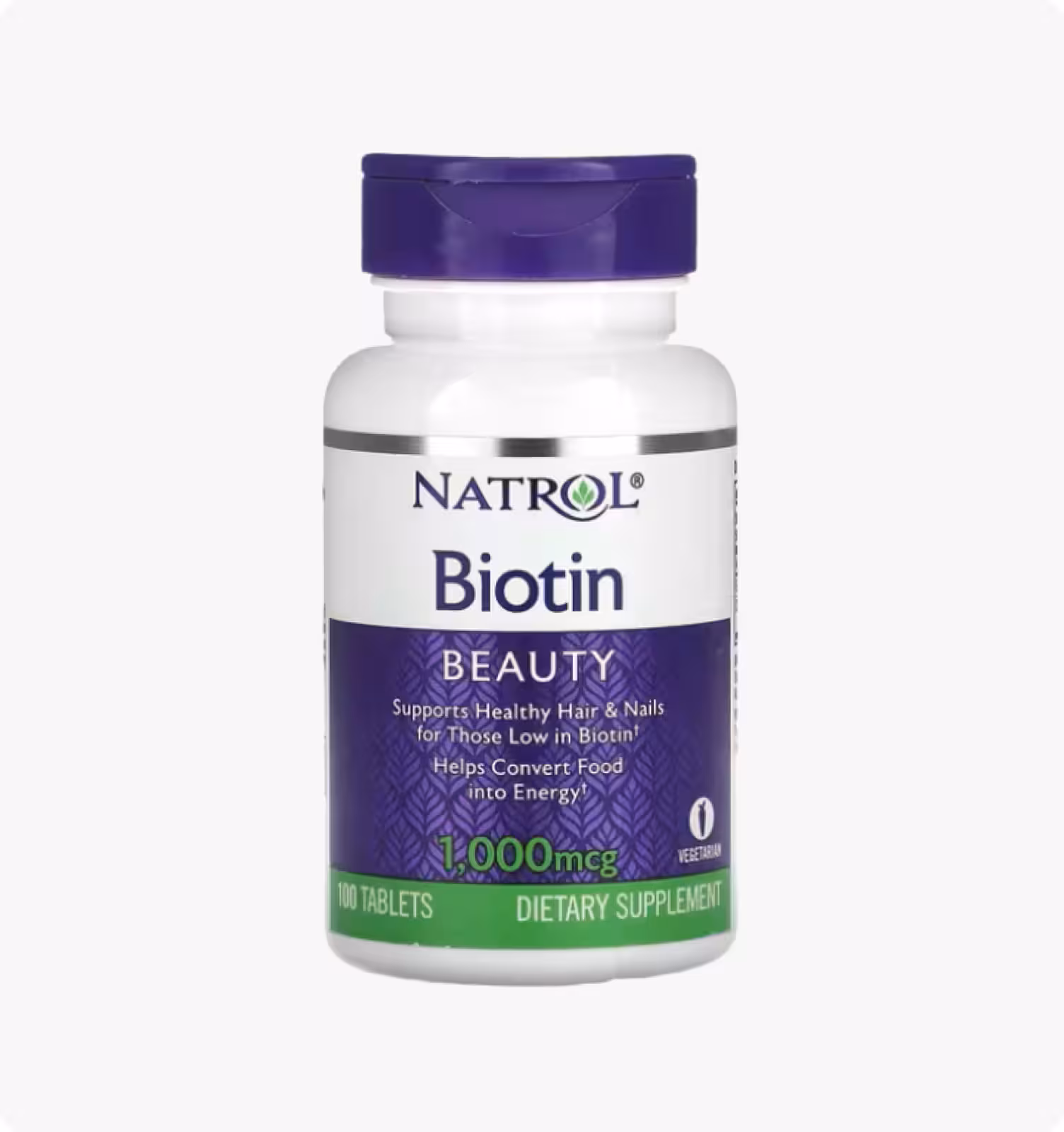 Natrol, Биотин, 1000 мкг, 100 таблеток