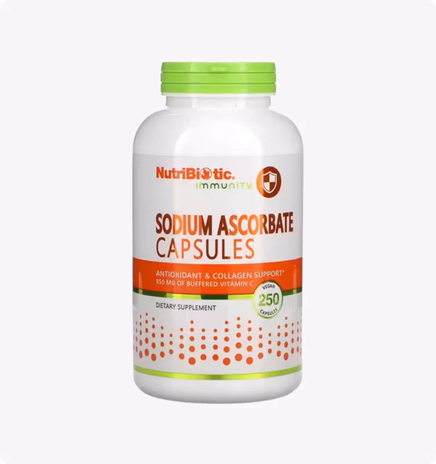NutriBiotic, Immunity, Sodium Ascorbate, 250 Vegan Capsules