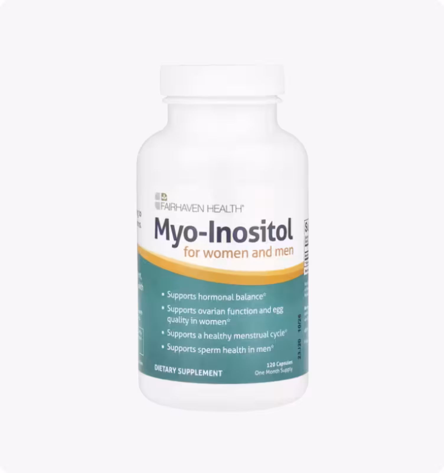Fairhaven Health, Мио-Инозитол, для женщин и мужчин, 120 капсул