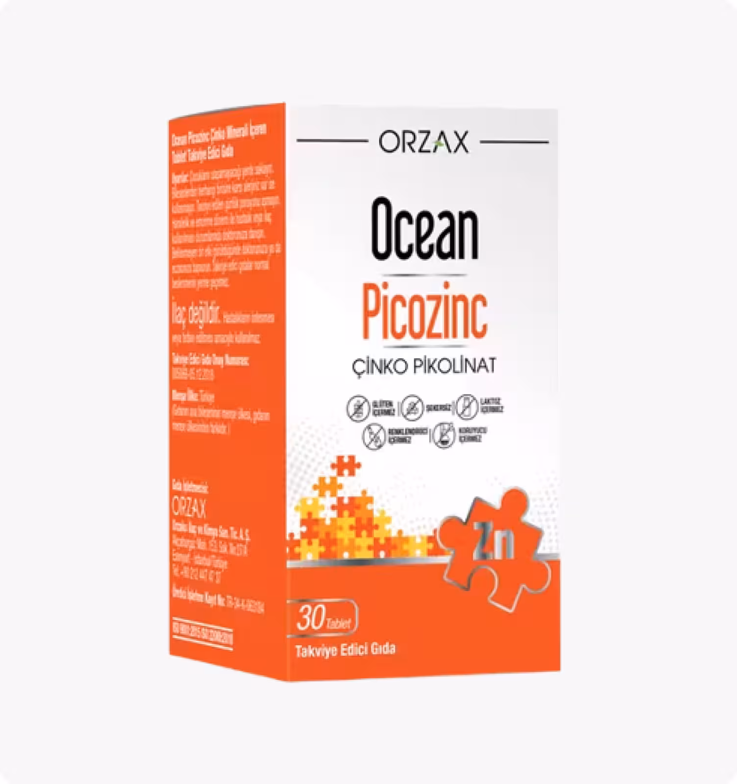 Ocean, Цинк пиколинат, 30 таблеток