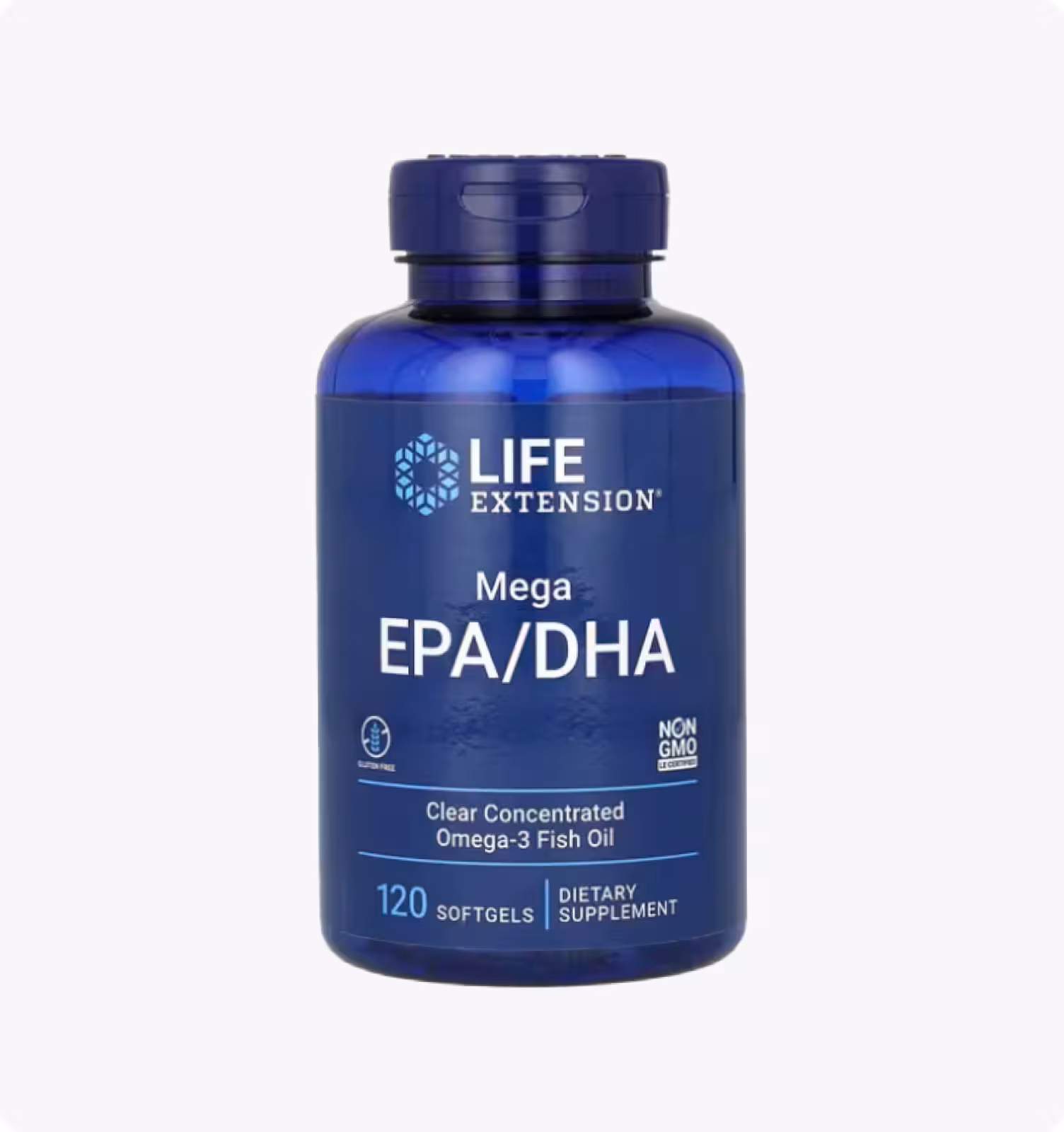 Life Extension, Мегаэффективный комплекс ЭПК/ДГК, 120 мягких желатиновых капсул