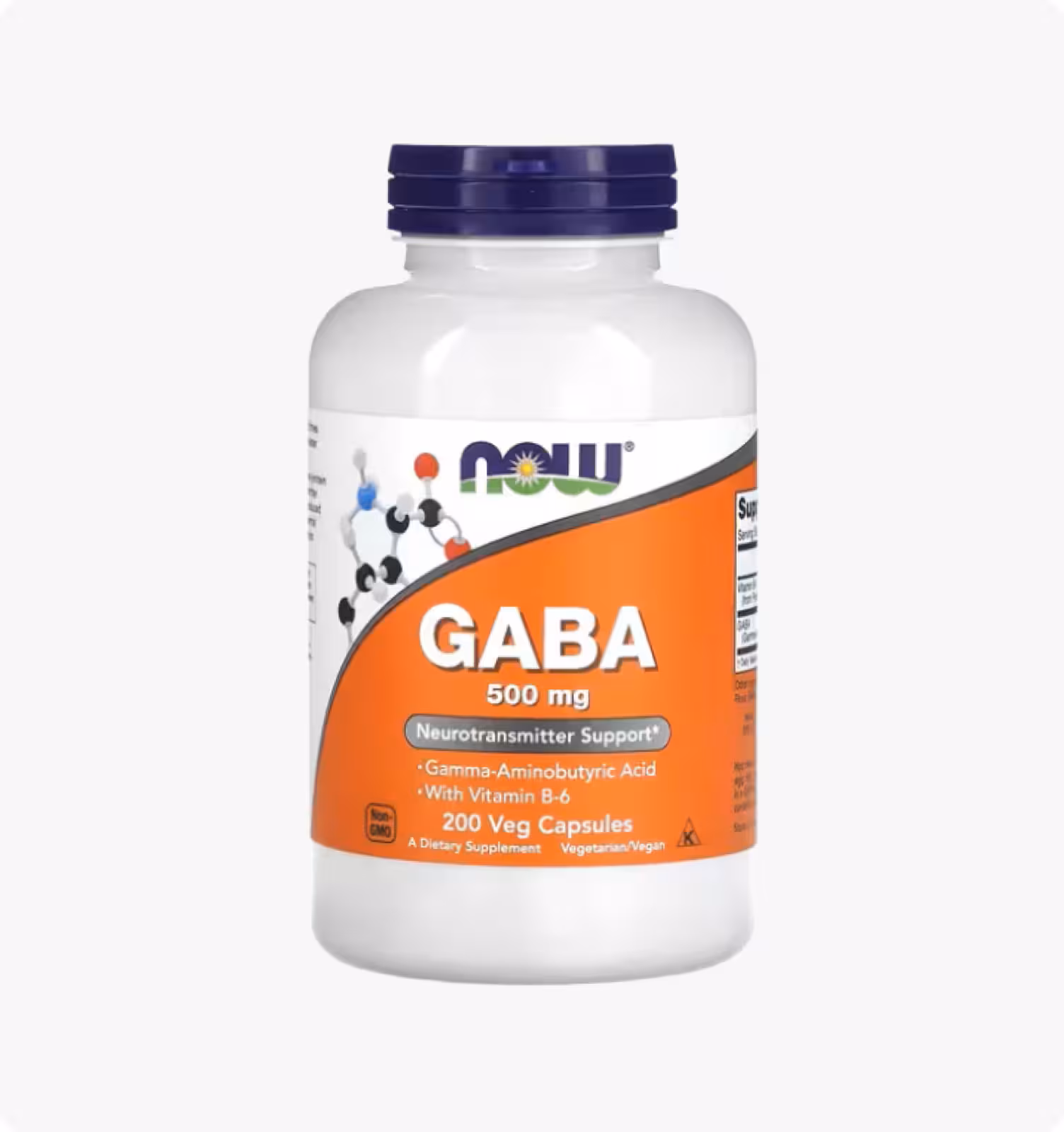 Now Foods, ГАМК, 500 мг, 200 капсул