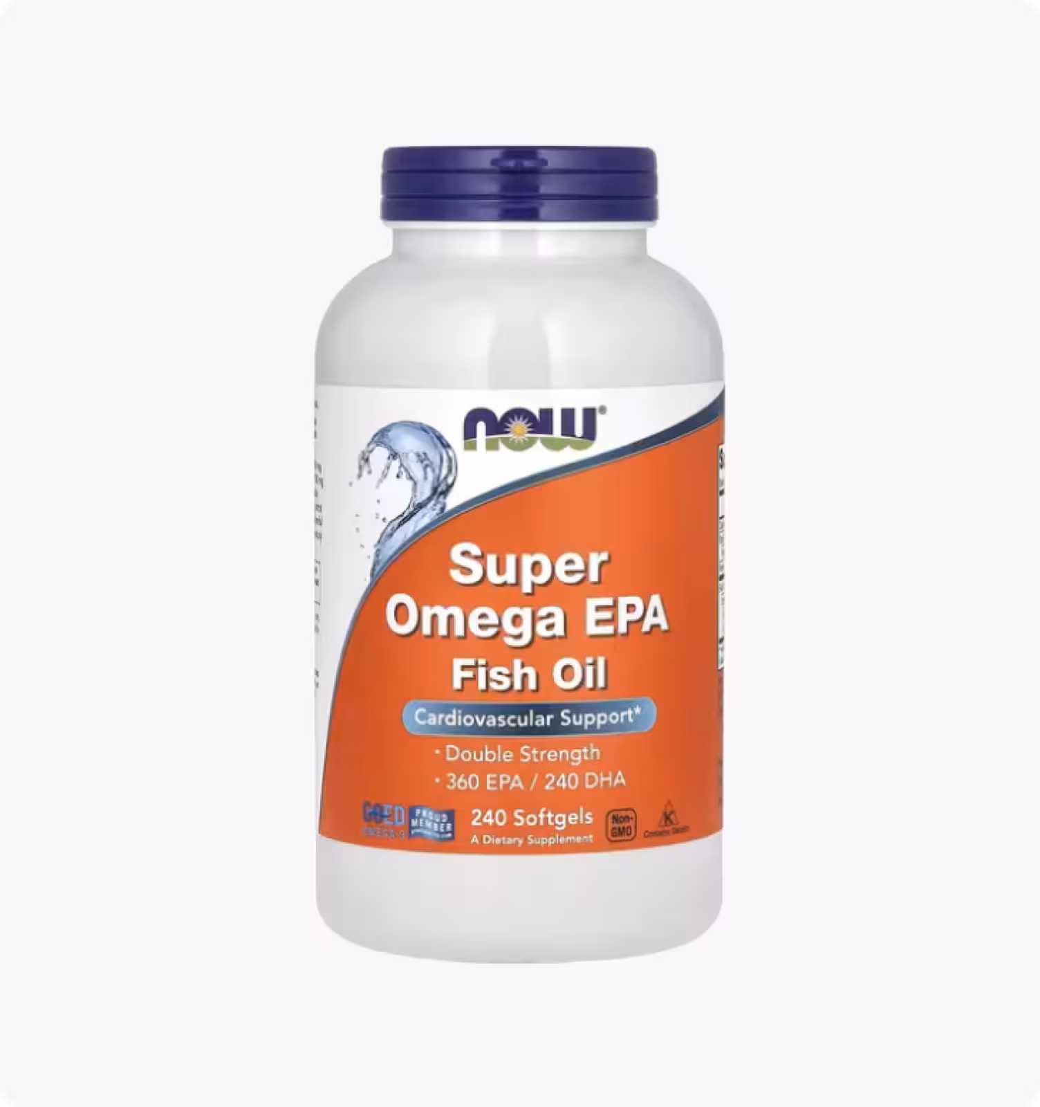Now Foods, ЭПК Super Omega, очищенная на молекулярном уровне, 240 мягких таблеток