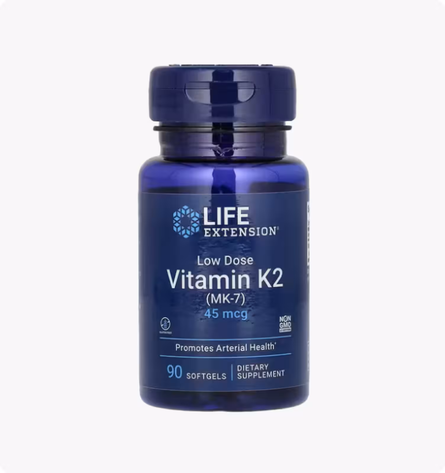Life Extension, Vitamin K2 (МК-7), 45мкг, 90 капсул