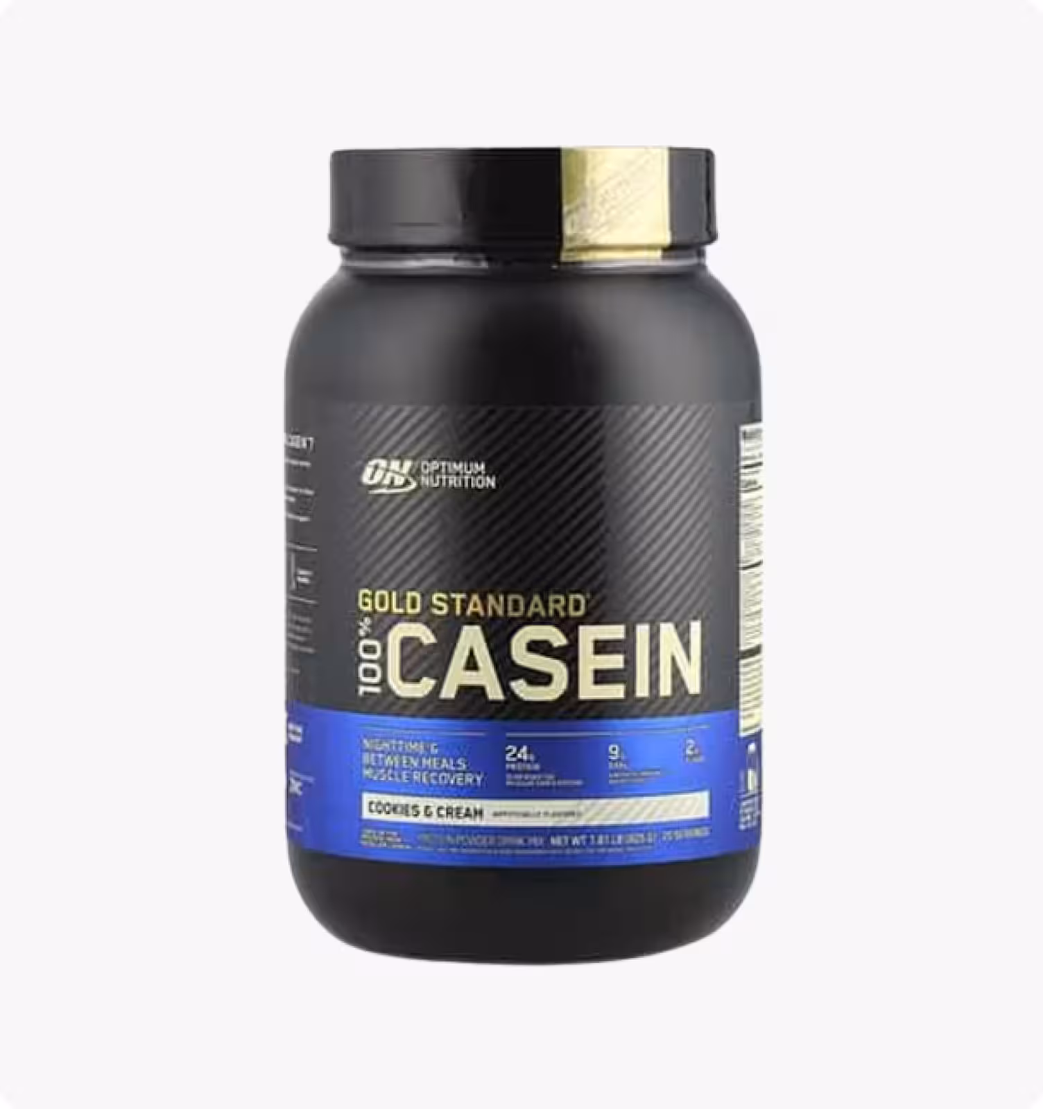 Optimum Nutrition, Gold Standard 100% Casein, Cookies & 1.81 lb, 825 g
