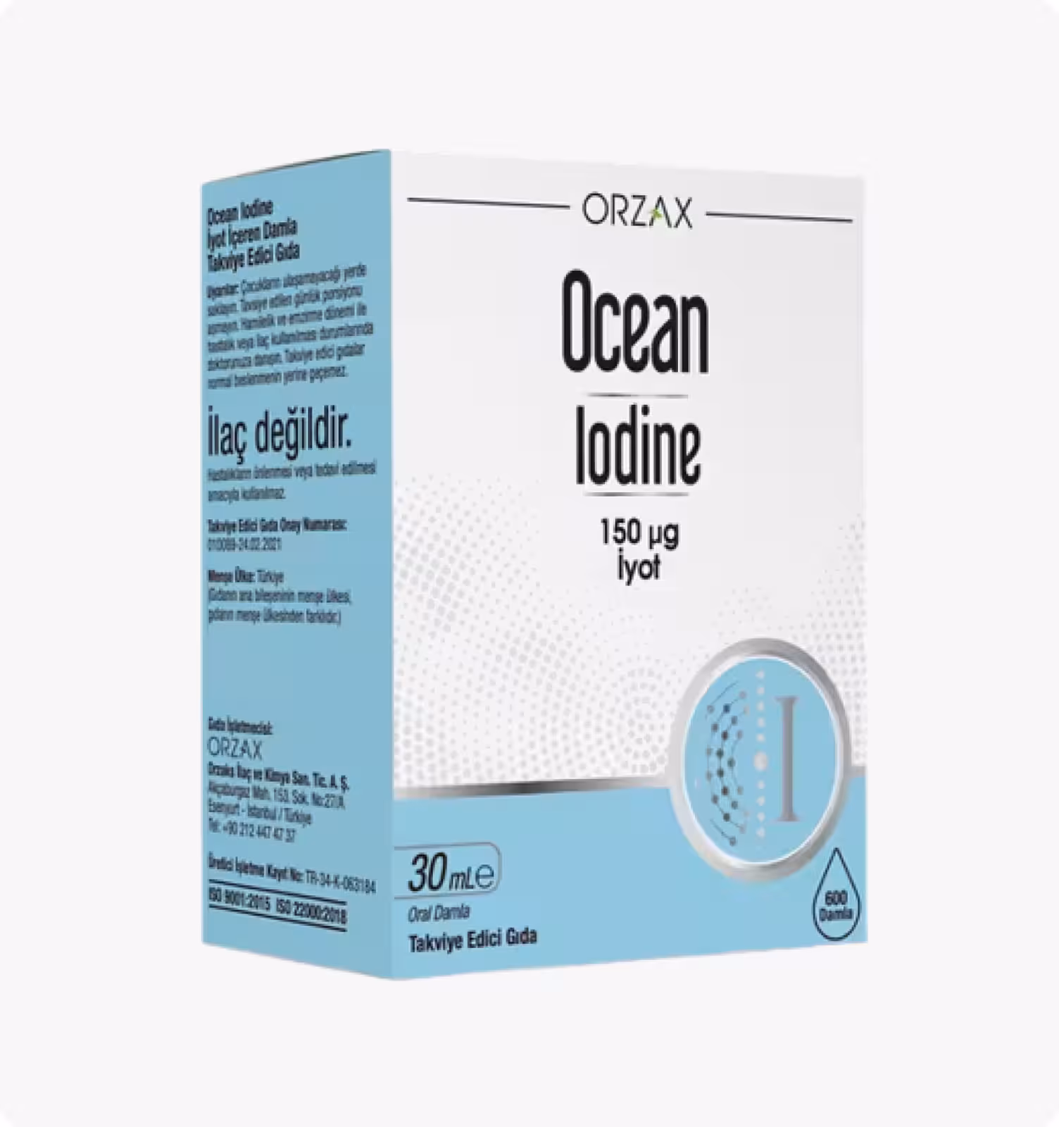 Ocean, Йод, 150 mcg, 30 мл